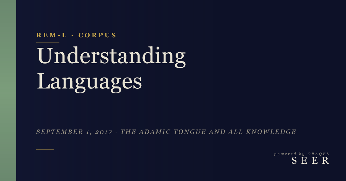 Reman Language Understanding Languages · SEER